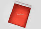 Matte Red Bubble Wrap Mailing envolve o tamanho do CD impresso com 2 lados de selagem