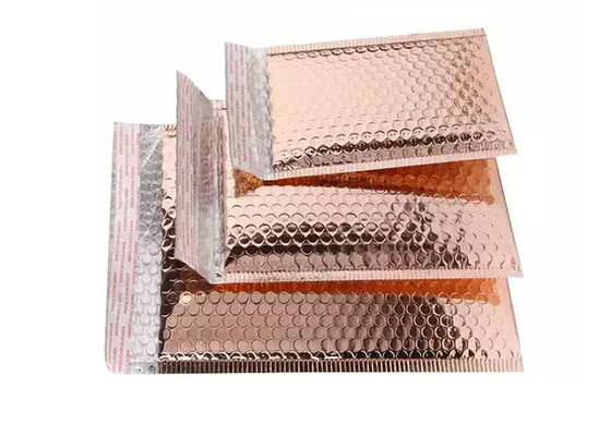 Envelopes de envio metálicos da bolha poli com tira adesiva segura