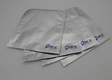 O protetor que leve branco os sacos da folha de alumínio personalizam horizontalmente o projeto deslocou Pringting