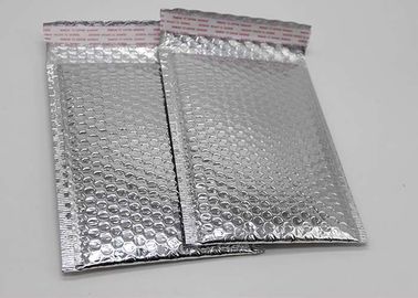 Envelopes de prata impermeáveis do invólucro com bolhas de ar, RUB metálica dos sacos plásticos de bolhas da folha 6x10 anti