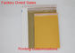 Personalize os encarregados do envio da correspondência imprimindo amarelos da bolha do papel de embalagem amortecidos polegada do porte postal 10*12